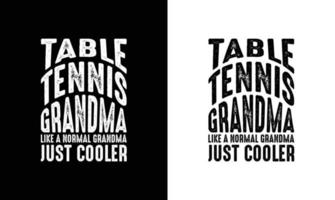 ping pong table tennis citation t chemise conception, typographie vecteur