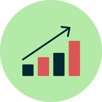 icône de vecteur de croissance