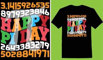 3.1415926535 8979323846 content pi journée 2643383279 5028841971 T-shirt vecteur