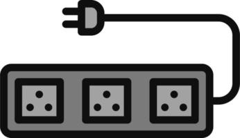 icône de vecteur de multiprise