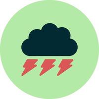 icône de vecteur de tempête