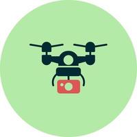 icône de vecteur de drone de caméra