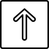 icône de vecteur de flèche vers le haut