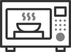 icône de vecteur de four à micro-ondes