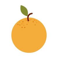 icône de fruits orange. illustration plate de l'icône de vecteur de fruits orange pour la conception web
