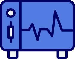 ecg moniteur vecteur icône