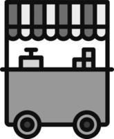 icône de vecteur de décrochage alimentaire