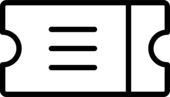 icône de vecteur de billet