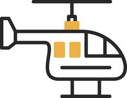 conception d'icône de vecteur d'hélicoptère