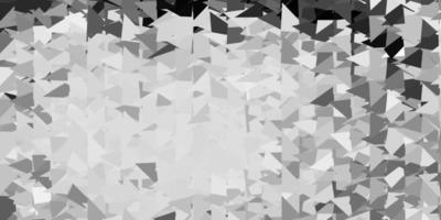 motif polygonal de vecteur gris clair.