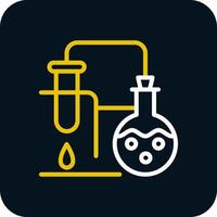 conception d'icône de vecteur d'équipement de laboratoire