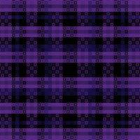 plaid tartan avec motif couleur nuit. vecteur