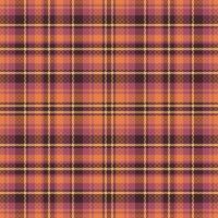 plaid tartan avec motif couleur nuit. vecteur