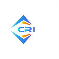 cri abstrait La technologie logo conception sur blanc Contexte. cri Créatif initiales lettre logo concept. vecteur