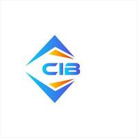 cib abstrait La technologie logo conception sur blanc Contexte. cib Créatif initiales lettre logo concept. vecteur