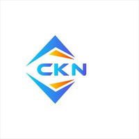 ckn abstrait La technologie logo conception sur blanc Contexte. ckn Créatif initiales lettre logo concept. vecteur