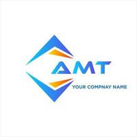 amt abstrait La technologie logo conception sur blanc Contexte. amt Créatif initiales lettre logo concept. vecteur