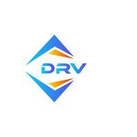 drv abstrait La technologie logo conception sur blanc Contexte. drv Créatif initiales lettre logo concept. vecteur