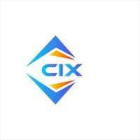 cix abstrait La technologie logo conception sur blanc Contexte. cix Créatif initiales lettre logo concept. vecteur