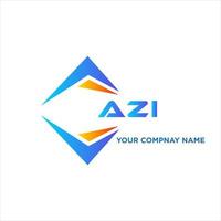 azi abstrait La technologie logo conception sur blanc Contexte. azi Créatif initiales lettre logo concept. vecteur