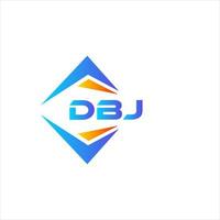 dbj abstrait La technologie logo conception sur blanc Contexte. dbj Créatif initiales lettre logo concept. vecteur