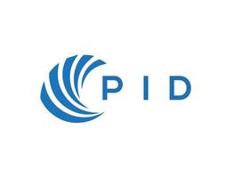 pid lettre logo conception sur blanc Contexte. pid Créatif cercle lettre logo concept. pid lettre conception. vecteur