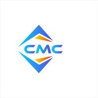 cmc abstrait La technologie logo conception sur blanc Contexte. cmc Créatif initiales lettre logo concept. vecteur