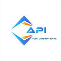 api abstrait La technologie logo conception sur blanc Contexte. api Créatif initiales lettre logo concept. vecteur