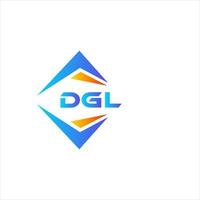 dgl abstrait La technologie logo conception sur blanc Contexte. dgl Créatif initiales lettre logo concept. vecteur