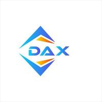 dax abstrait La technologie logo conception sur blanc Contexte. dax Créatif initiales lettre logo concept. vecteur