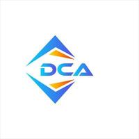 dca abstrait La technologie logo conception sur blanc Contexte. dca Créatif initiales lettre logo concept. vecteur