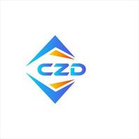 czd abstrait La technologie logo conception sur blanc Contexte. czd Créatif initiales lettre logo concept. vecteur