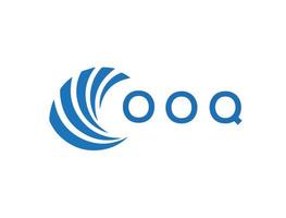 ooq lettre logo conception sur blanc Contexte. ooq Créatif cercle lettre logo concept. ooq lettre conception. vecteur