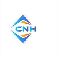 cnh abstrait La technologie logo conception sur blanc Contexte. cnh Créatif initiales lettre logo concept. vecteur