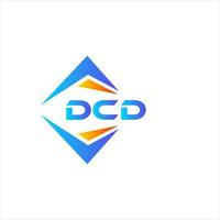 dcd abstrait La technologie logo conception sur blanc Contexte. dcd Créatif initiales lettre logo concept. vecteur