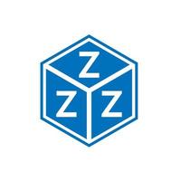 création de logo de lettre zzz sur fond blanc. concept de logo de lettre initiales créatives zzz. conception de lettre zzz. vecteur