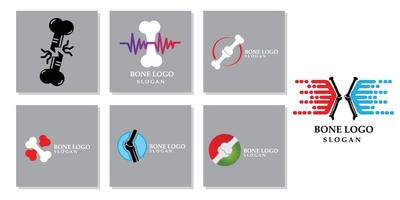 logo vectoriel simple icône santé osseuse