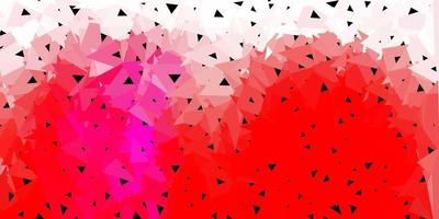 papier peint mosaïque triangle vecteur rose clair, rouge.