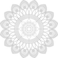 coloriages de mandalas vecteur