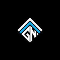 conception créative du logo de lettre gn avec graphique vectoriel, logo gn simple et moderne. vecteur