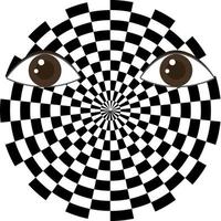 vecteur d'illusion en spirale fraser