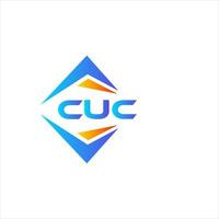 cuc abstrait La technologie logo conception sur blanc Contexte. cuc Créatif initiales lettre logo concept. vecteur