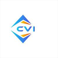 cvi abstrait La technologie logo conception sur blanc Contexte. cvi Créatif initiales lettre logo concept. vecteur