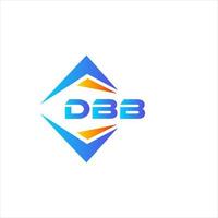 bdb abstrait La technologie logo conception sur blanc Contexte. bdb Créatif initiales lettre logo concept. vecteur