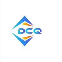 DCQ abstrait La technologie logo conception sur blanc Contexte. DCQ Créatif initiales lettre logo concept. vecteur