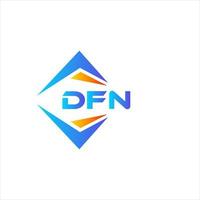 dfn abstrait La technologie logo conception sur blanc Contexte. dfn Créatif initiales lettre logo concept. vecteur