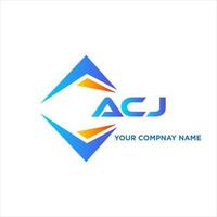 AJC abstrait La technologie logo conception sur blanc Contexte. AJC Créatif initiales lettre logo concept. vecteur