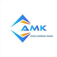 amk abstrait La technologie logo conception sur blanc Contexte. amk Créatif initiales lettre logo concept. vecteur