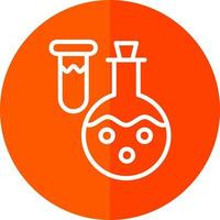 conception d'icônes vectorielles d'analyse chimique vecteur