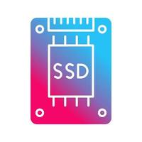 icône de vecteur ssd